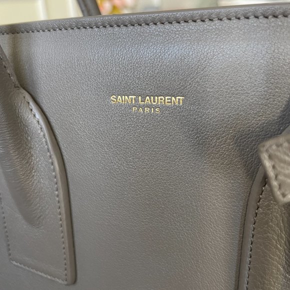 YSL Saint Laurent Sac de Jour in Grey (Like New) - Picture 3 of 12